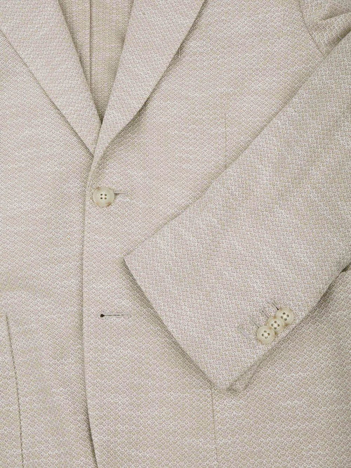 Soft knitted colbert beige