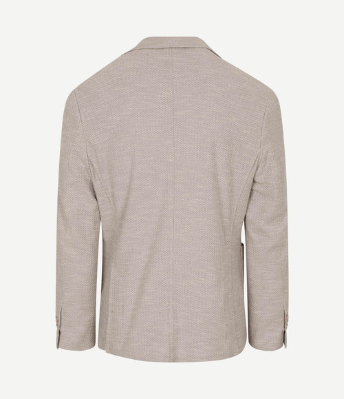 Soft knitted colbert beige
