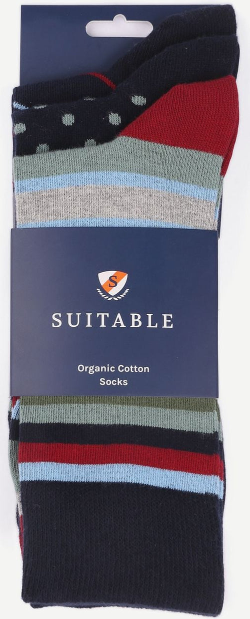 Suitable sokken (3-pack) print multicolour