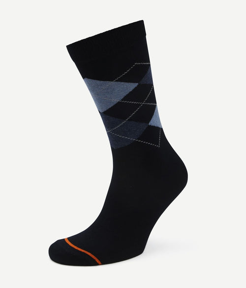 Suitable sokken argyle donkerblauw