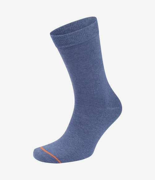 Sokken bio indigo blauw