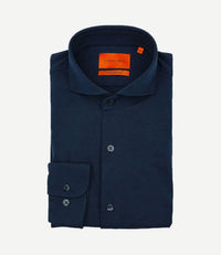 Sorona overhemd dark donkerblauw