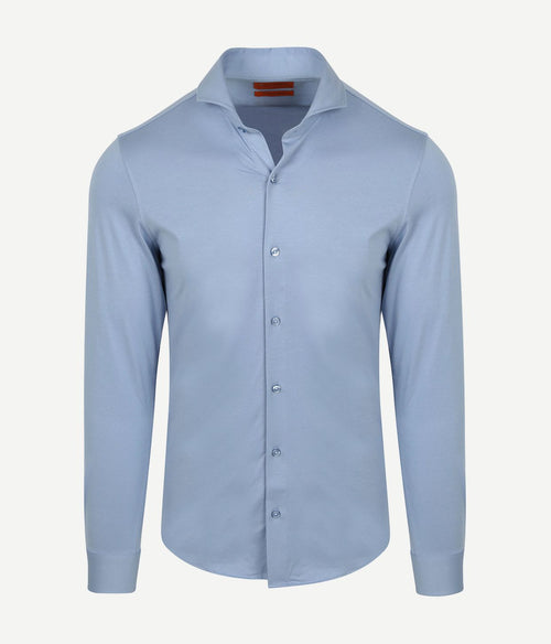 Sorona overhemd mid blauw