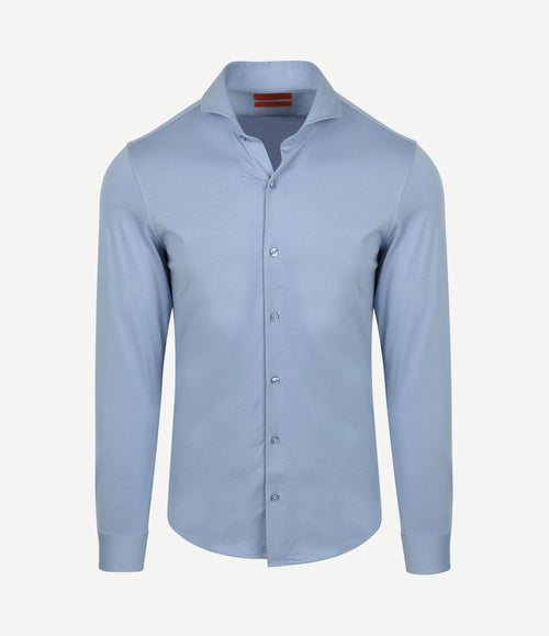 Sorona overhemd mid blauw