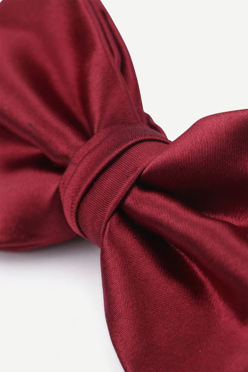 Suitable satijnen strik bordeaux