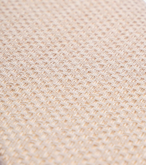 Stropdas linnen structuur beige