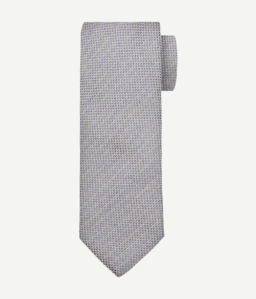 Suitable stropdas linnen structuur blauw