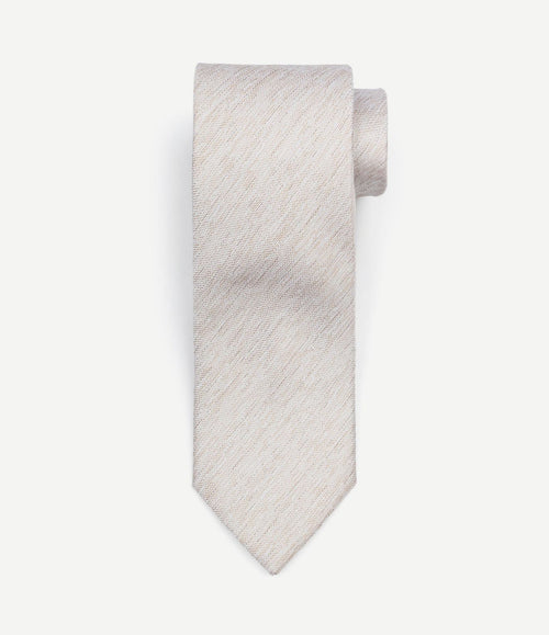 Stropdas zijde délavé beige