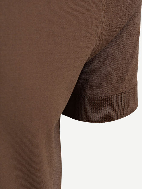 Knitted t-shirt wake tabacco