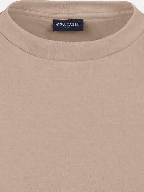 Rink t-shirt heavy jersey taupe