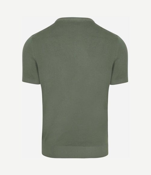 Knitted t-shirt groen