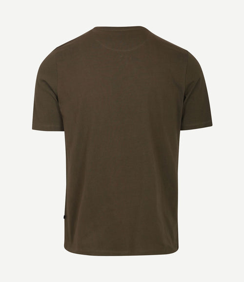 Respect t-shirt Jim olijf groen