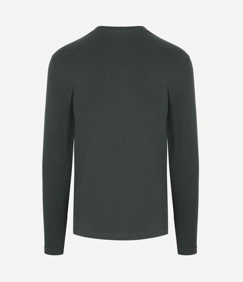 Respect longsleeve heavy t-shirt donkergroen