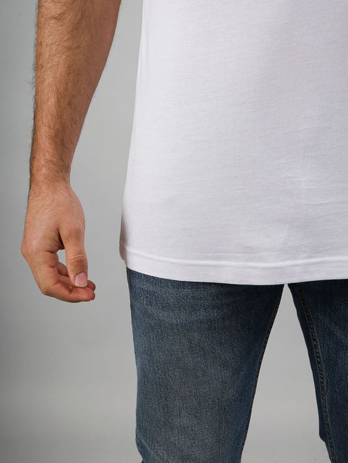 Obambo t-shirt ronde hals wit (2-pack)