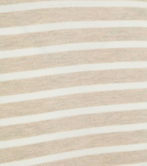 T-shirt isaac stripe piqué pebble