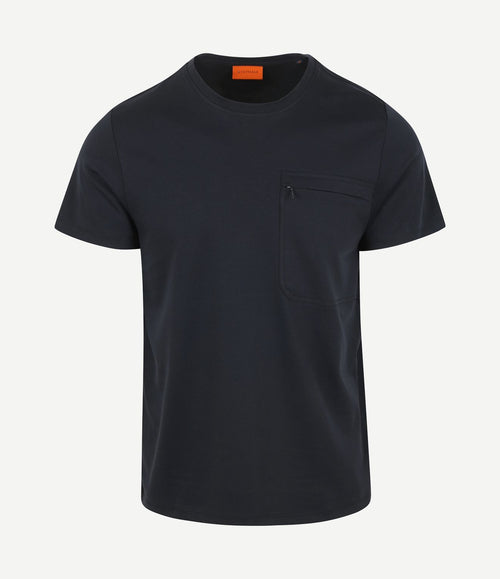 T-shirt sonny pocket donkerblauw