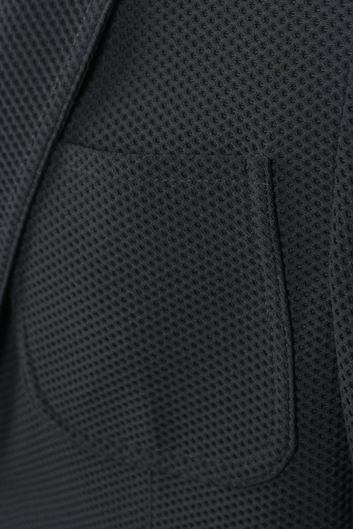 Suitable travel jacket zwart | Slim-fit
