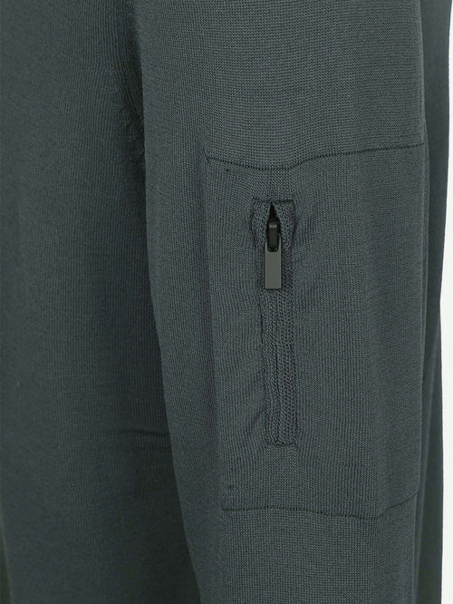 Suitable trui cooldry knit turtleneck groen | Slim-fit