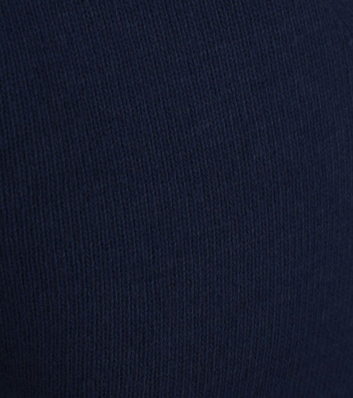 Lamswol trui v-hals donkerblauw