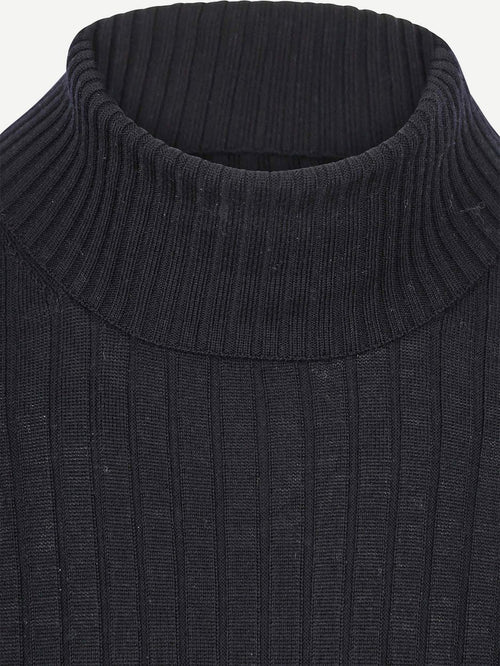 Coltrui rib merino donkerblauw