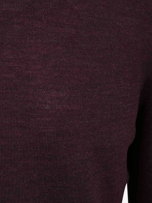 Merino pullover paars