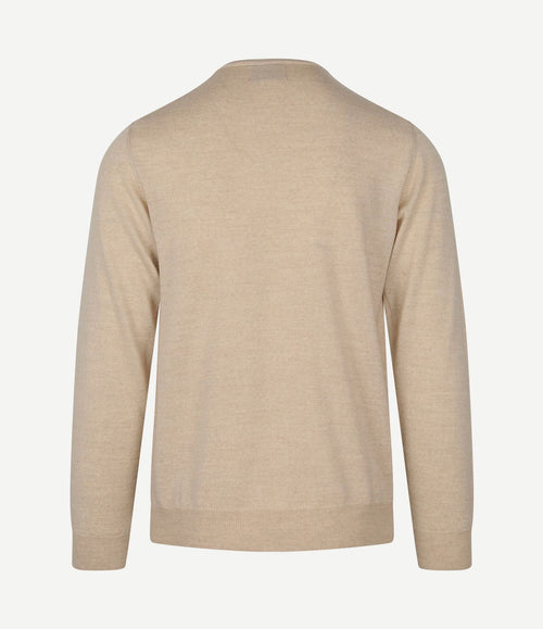 Merino pullover o beige