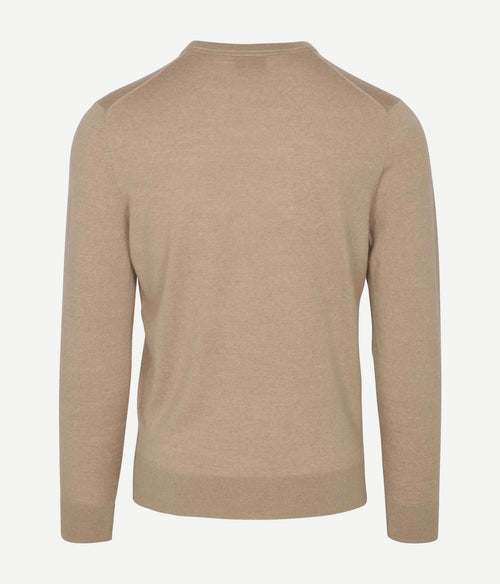 Merino pullover sand