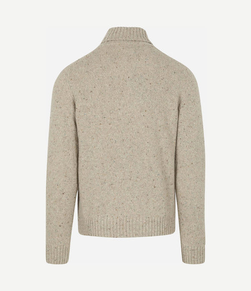 Coltrui donnegal tweed eco wool beige