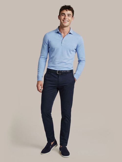 Camicia poloshirt lichtblauw