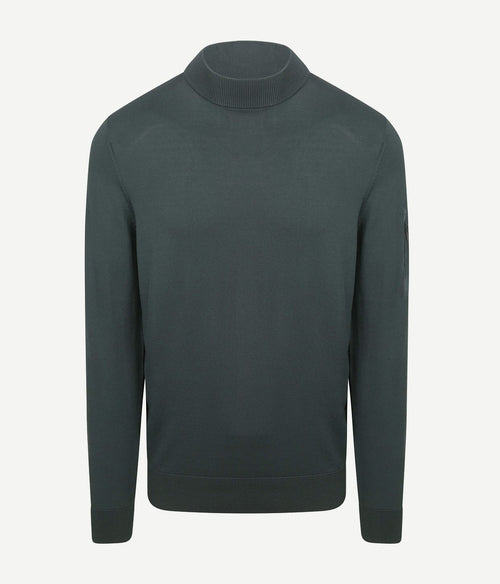 Suitable trui cooldry knit turtleneck groen | Slim-fit