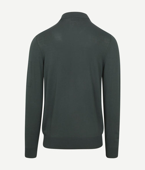 Suitable trui cooldry knit turtleneck groen | Slim-fit