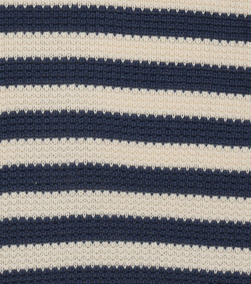Suitable trui o-hals blauw streep