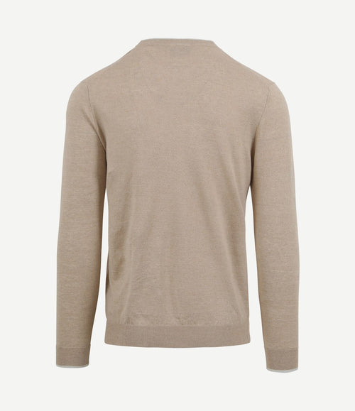 Trui o-hals johan beige