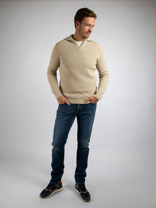 Trui riva knit ecru
