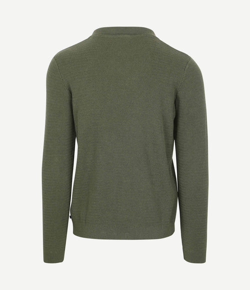 Trui riva structure melange groen