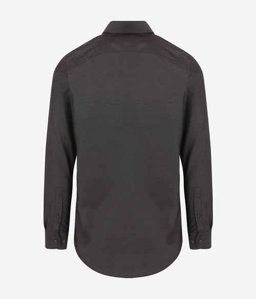 Suitable twill overhemd antraciet | Slim-fit