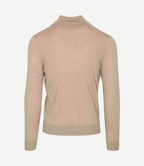 Cardigan merino sand