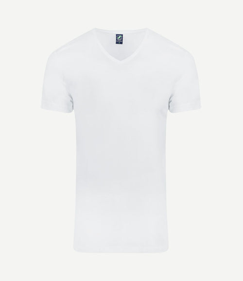 Vibambo t-shirt v-hals wit (2-pack)