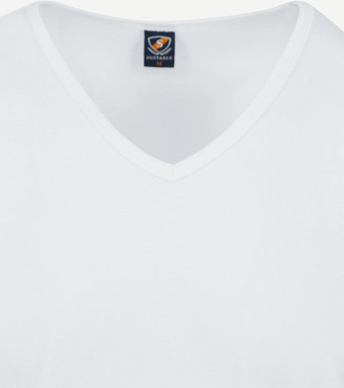 Suitable viless t-shirt mouwloos wit (2-pack)