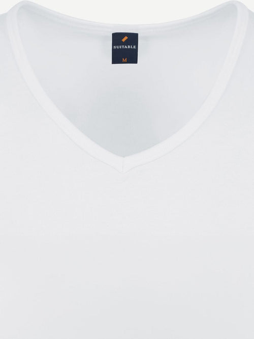 Vita t-shirt v-hals wit (2-pack)