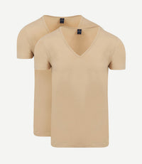 Vitaru onzichtbaar ondershirt diepe v-hals (2-pack)