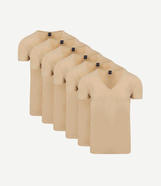 Vitaru onzichtbaar ondershirt diepe v-hals (6-pack)