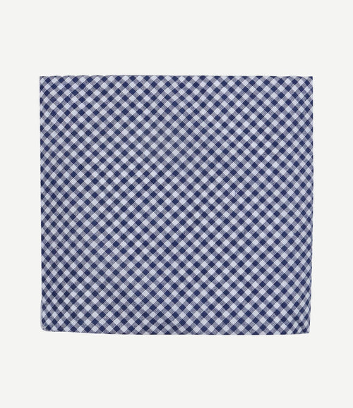 Zakdoeken (5-pack) vichy blauw