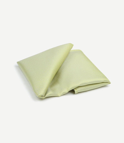 Zijde pochet lime groen