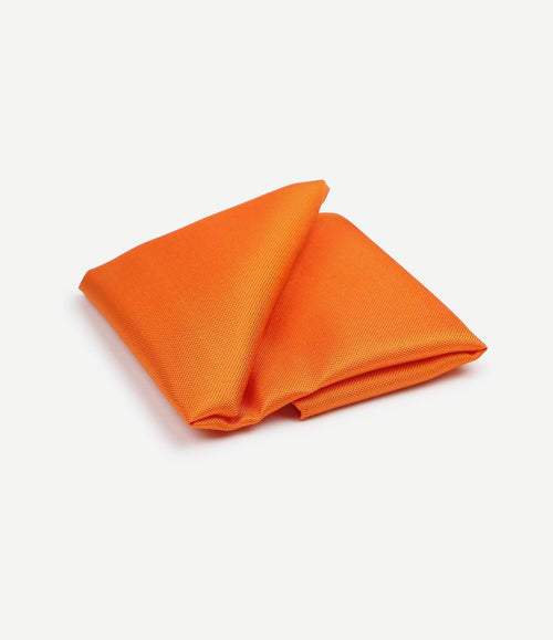 Zijde pochet oranje