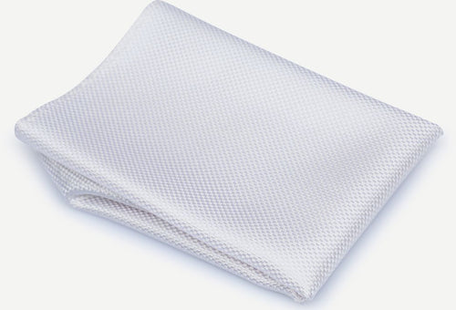 Suitable zijde pochet wit