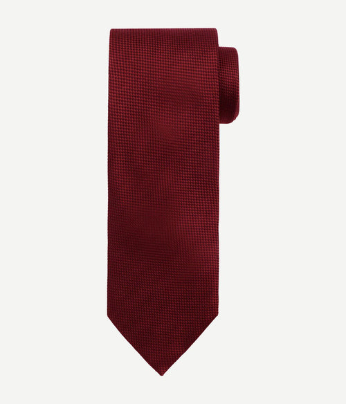 Suitable zijde stropdas bordeaux