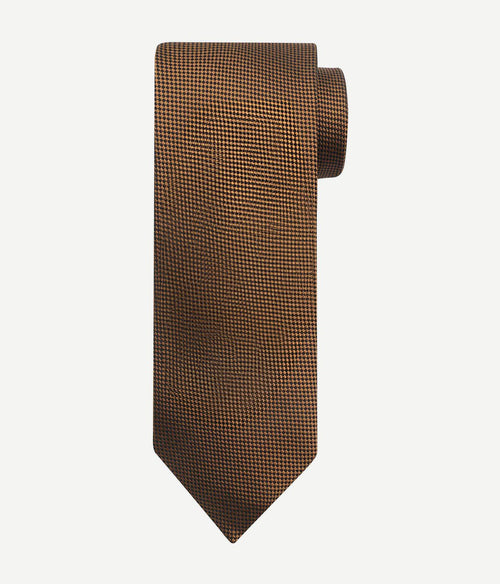 Suitable zijde stropdas cognac