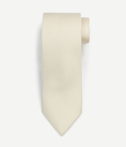 Suitable zijde stropdas ecru