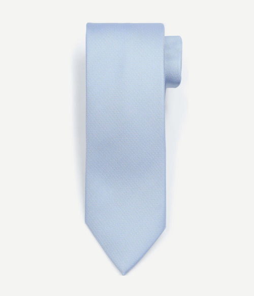 Suitable zijde stropdas lichtblauw